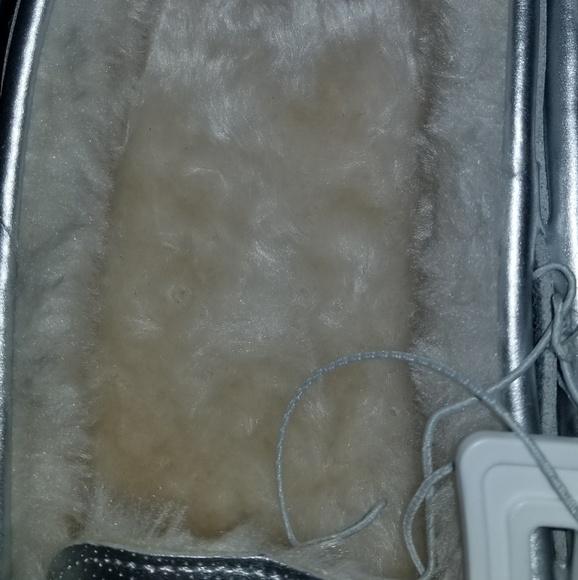 Giligan&Omalley Metallic moccasin/slippsrs size10 - Picture 5 of 5